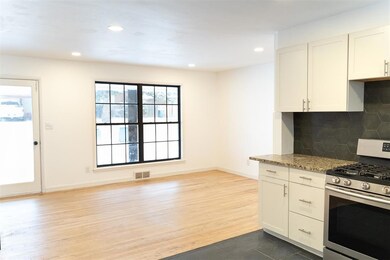 From kitchen looking into living room