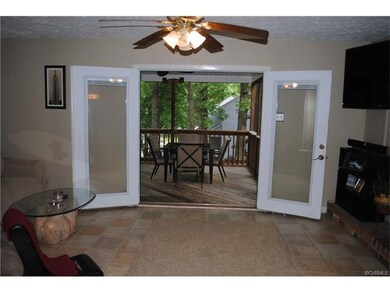 View of Back Porch from Great Room