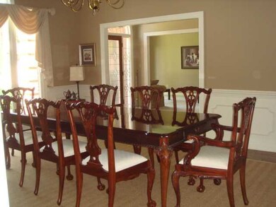 Beautiful Dining Room has 12' smooth ceiling and g