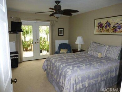 Master Suite has French Doors leading out to Priva