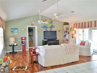 Hardwood floor in Living Room.