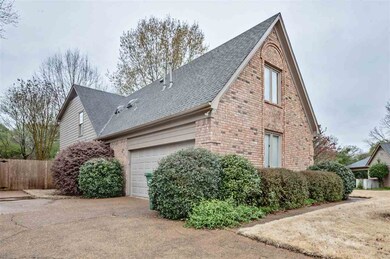 Spacious and deep garage with ample storage