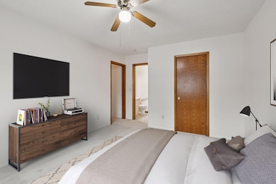 Primary Bedroom with private Bath and walk in closet