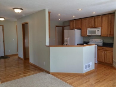 This photo showcases the gleaming hardwood floorin