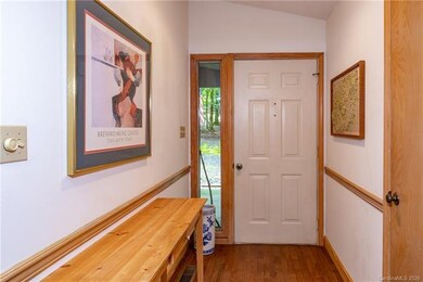 Foyer with coat closet.