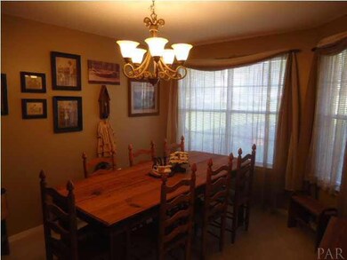 Spacious formal dining.