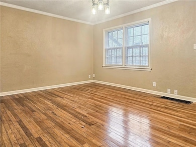 Living room at front of home. 