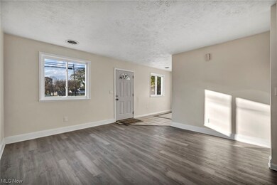 Freshly painted living room