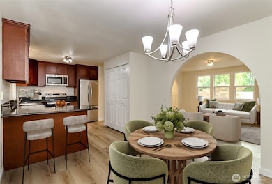 Main Floor: kitchen, breakfast nook and pantry.  Virtually staged