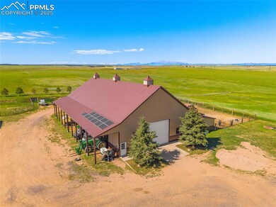 Aerial View of Barn
