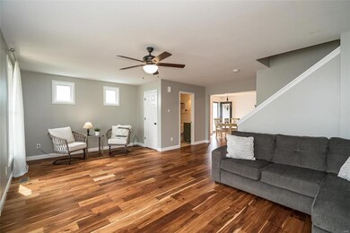 Engineered Hardwood Floors throughout the entire m