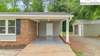 Attached carport.