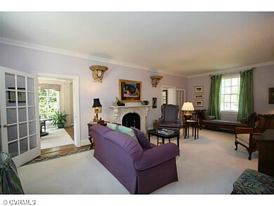 Living Room - Large formal living room with brick 