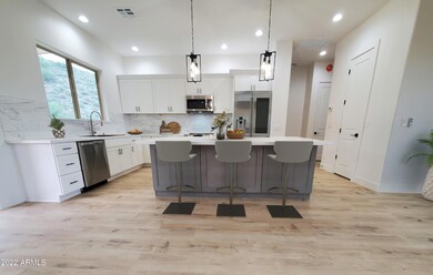 Virtually Staged Kitchen
