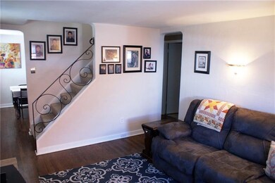 There is excellent flow to the first floor's layou