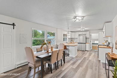 Dining and kitchen