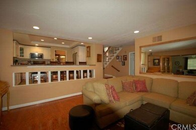 Family room looking into the kitchen