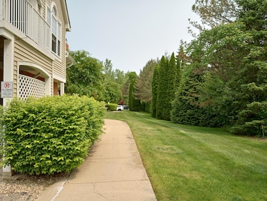 Walkway to unit, private location Bldg 1