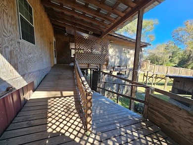 Ramp to the second floor