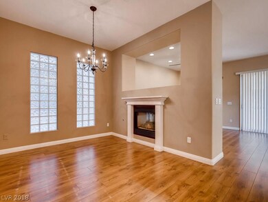 Dining Room with Dual Fireplace and Beautiful Wood