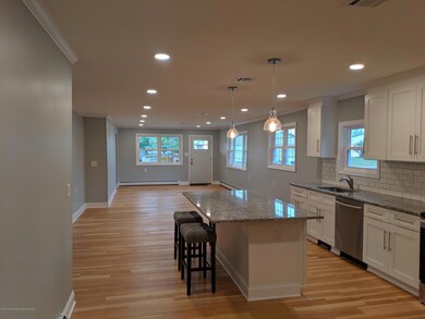 View from back of kitchen