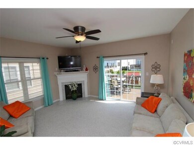 Spacious Family Room with Corner Gas Fireplace and