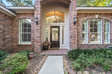 Beautiful wood door to enter into the foyer