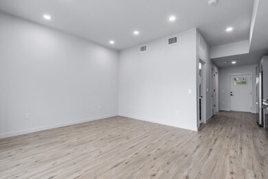 Unfurnished room featuring recessed lighting, lig