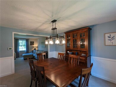Dining Room is Open to the Living Room and Kitchen