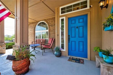 FRONT PORCH, FRESHLY PAINTED!