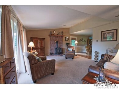 Living room- vaulted ceiling