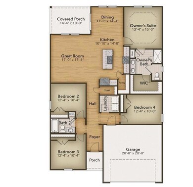 View of room layout
