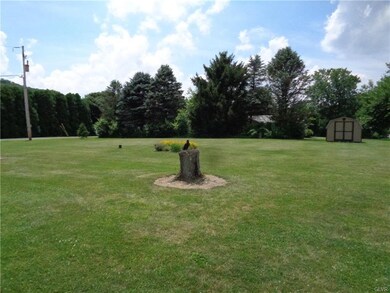 Spacious flat back yard