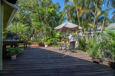 Large deck located outside sunroom! Plenty of room for entertaining friends and family!