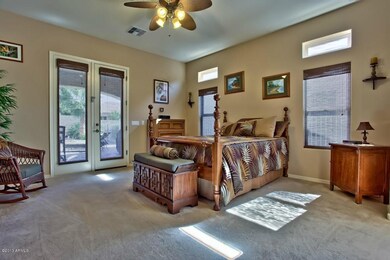 Master Bedrm W/ French Doors onto Patio