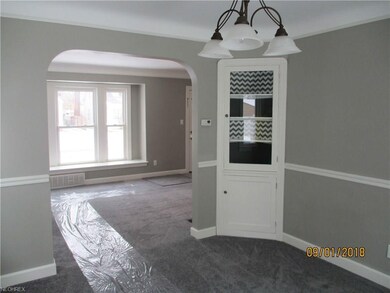 Dining Room with Built-in China Cabinet