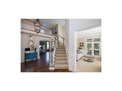 Grand entry with soaring ceiling!