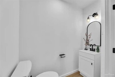 Half bathroom downstairs