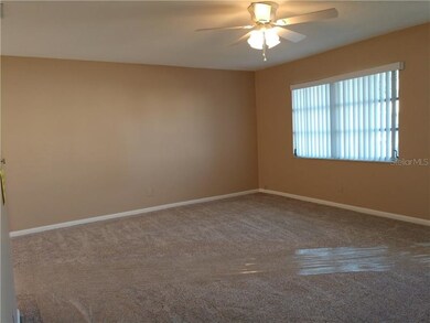 Large picture window permeates the room with natur