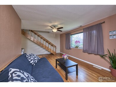 Living room w/stairs to master