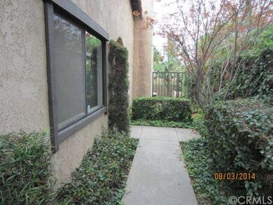 Gated private walkway to front door