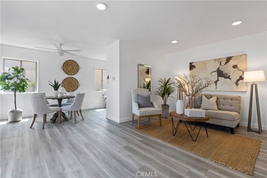 Open concept living room & dining area