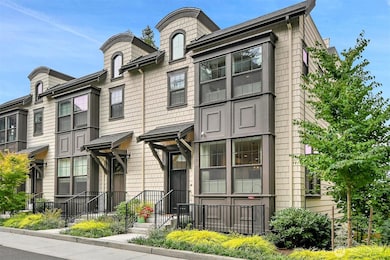 Toll Brothers do an excellent job on Craftsman detailing. This end unit has tons of extra light from north facing windows, so no glare.
