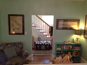 Living room towards foyer