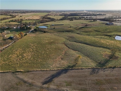 Aerial view of property's location with rural landscape
