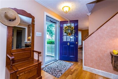 Foyer is bright and welcomes you into the home.