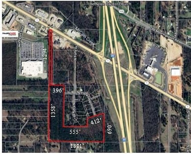 Location approximately 500' from I-49.