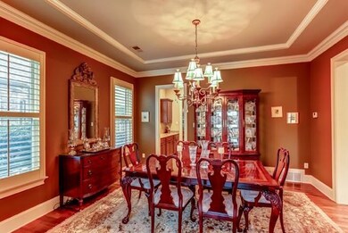 Formal dining room with butler’s pantry.
