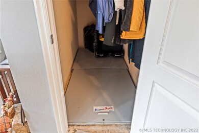 Storm Shelter in closet under stairs