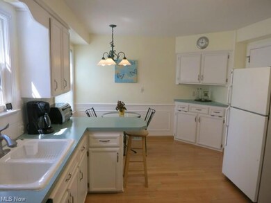 Charming kitchen - wood floors.  Great 4x5 pantry